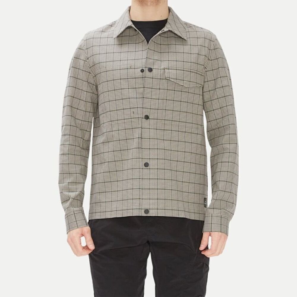 Paul Smith Snap Button Plaid Overshirt NEW